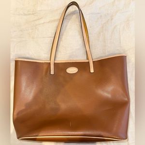 Coach Genuine Leather Brown Tote